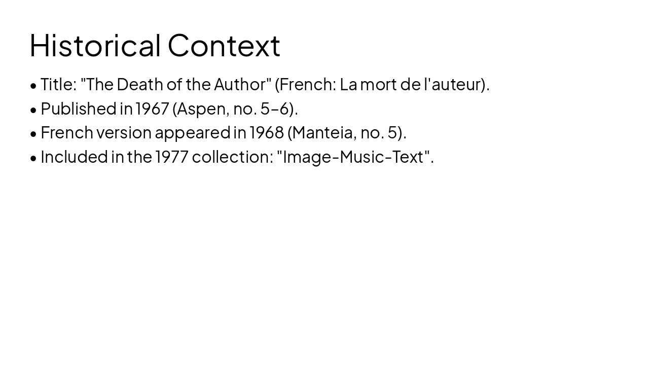 Slide 4 - Historical Context