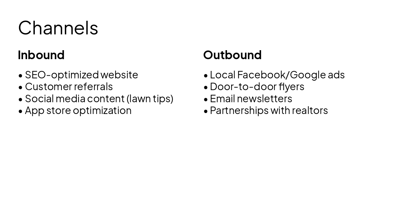 Slide 9 - Channels