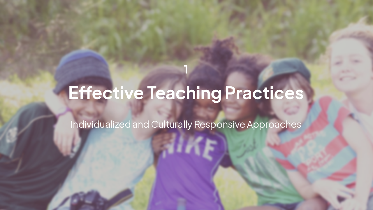 Slide 3 - Effective Teaching Practices