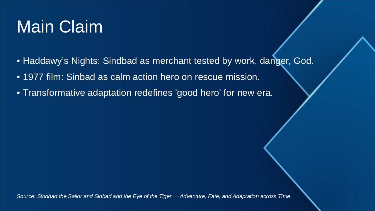 Slide 2 - Main Claim