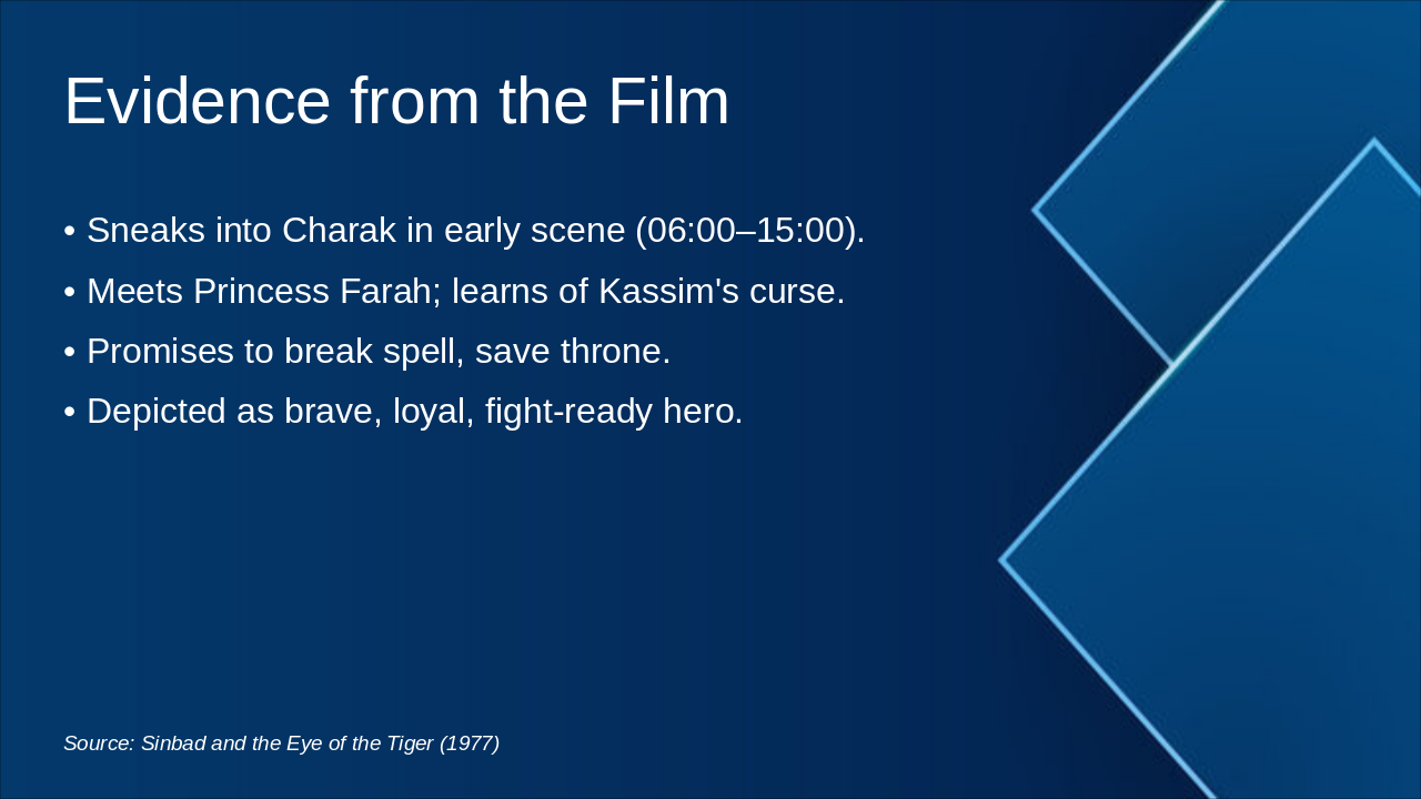 Slide 4 - Evidence from the Film