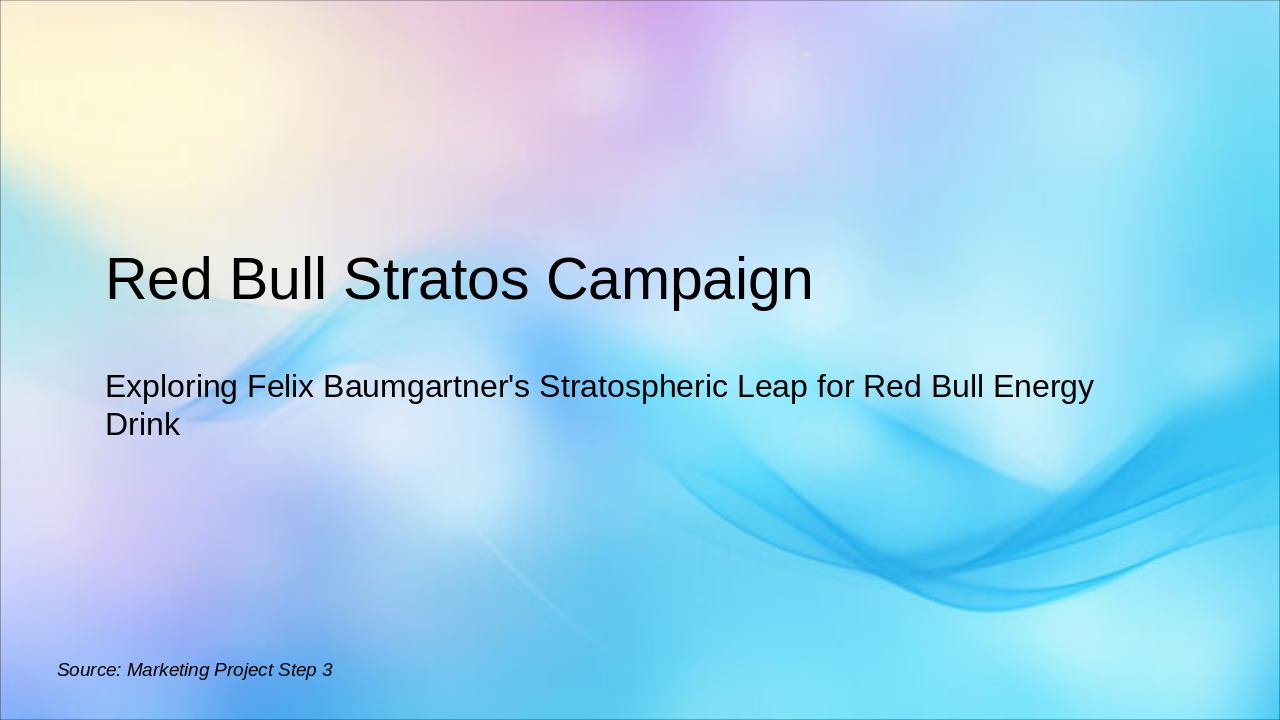 Red Bull Stratos: Epic Marketing Leap
