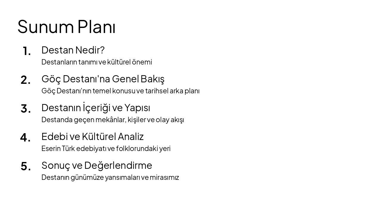 Slide 2 - Sunum Planı