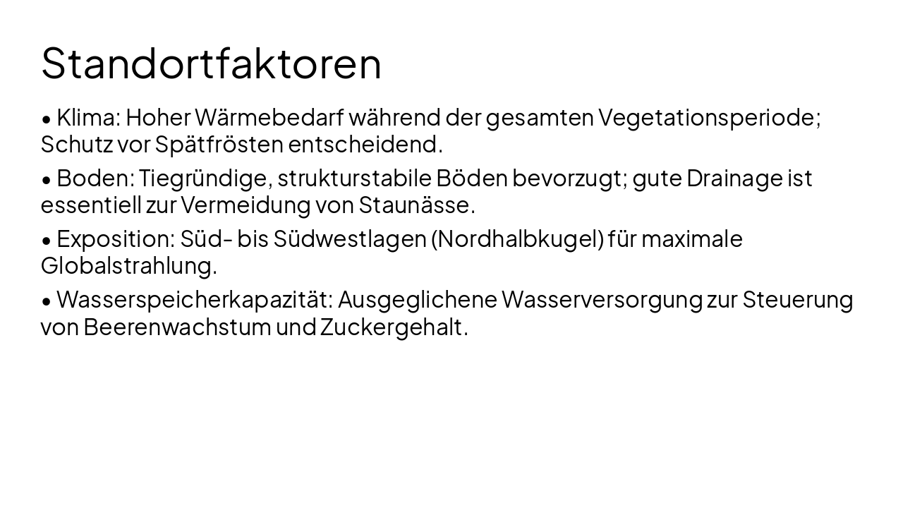 Slide 5 - Standortfaktoren