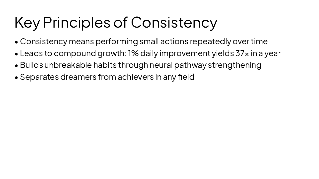Slide 4 - Key Principles of Consistency
