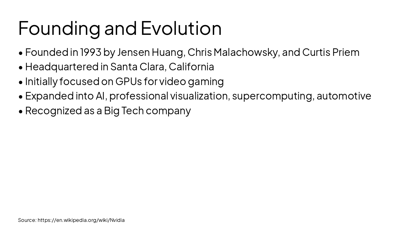 Slide 4 - Founding and Evolution