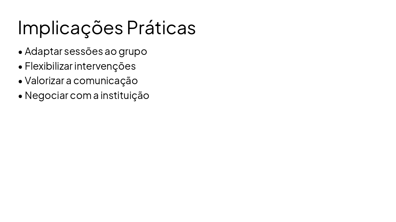 Slide 18 - Implicações Práticas