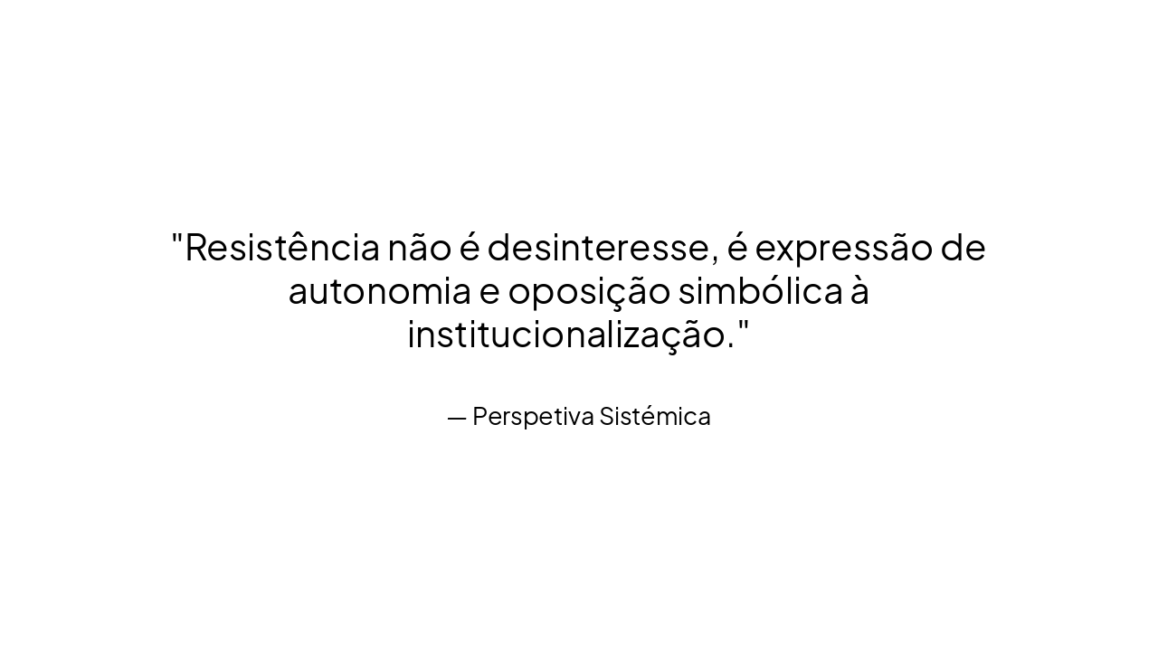 Slide 14 - Resistência como Comunicação