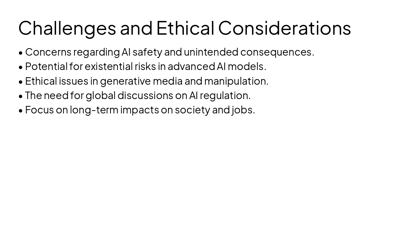 Slide 7 - Challenges and Ethical Considerations