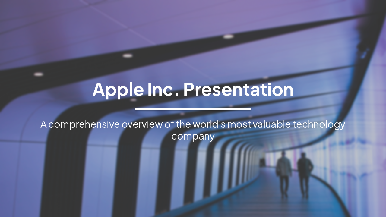 Slide 1 - Apple Inc. Presentation