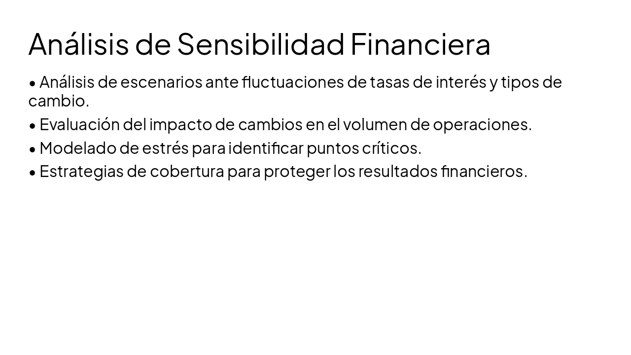 Slide 17 - Análisis de Sensibilidad Financiera