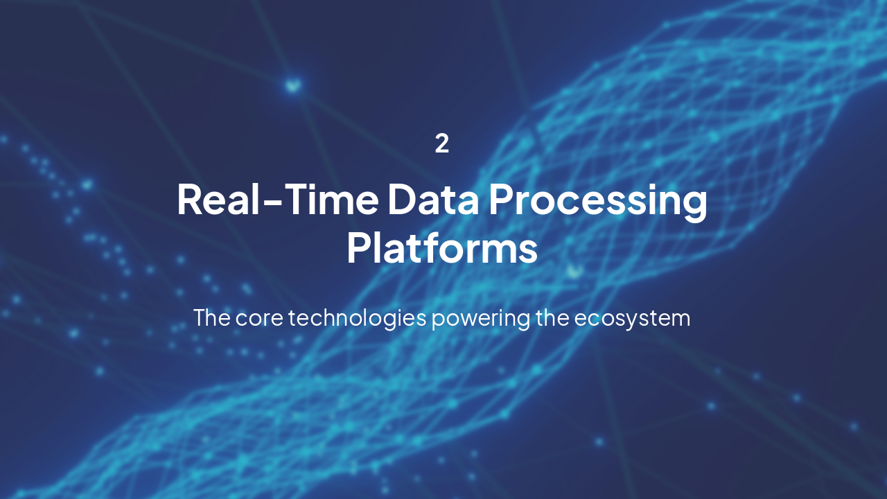 Slide 5 - Real-Time Data Processing Platforms