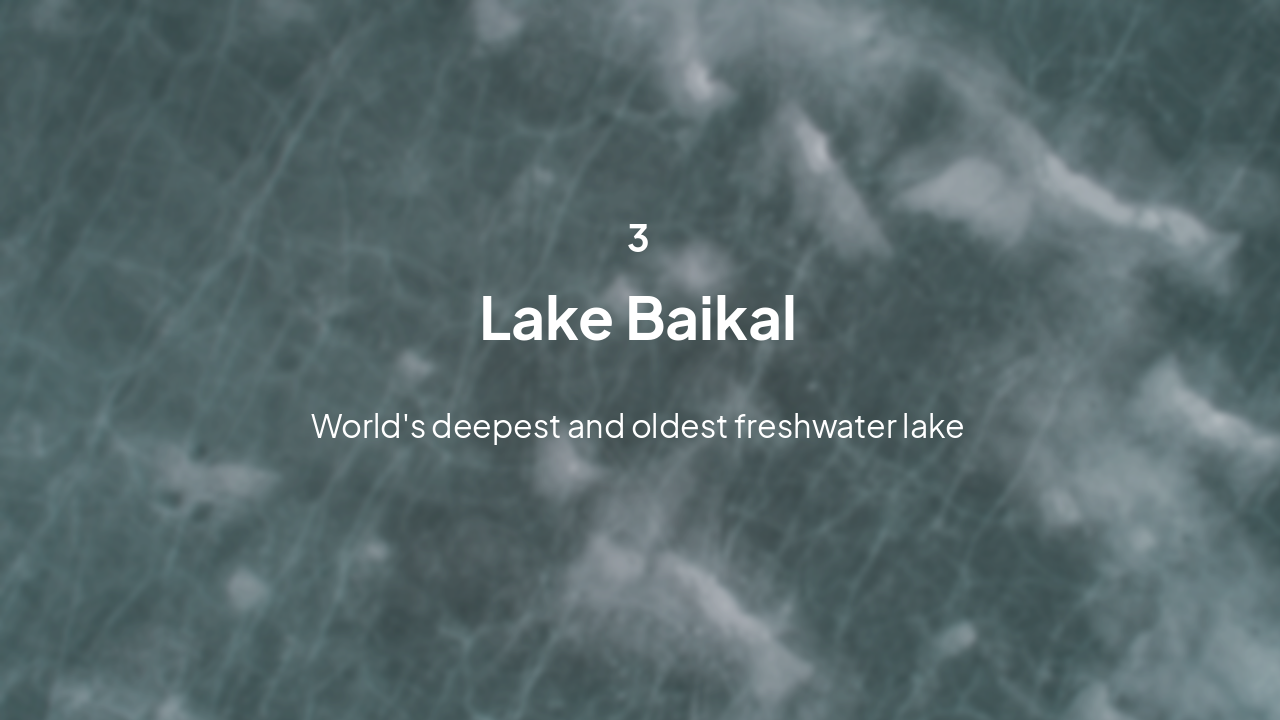Slide 7 - Lake Baikal