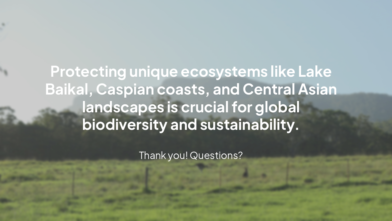Slide 10 - Ecological Importance