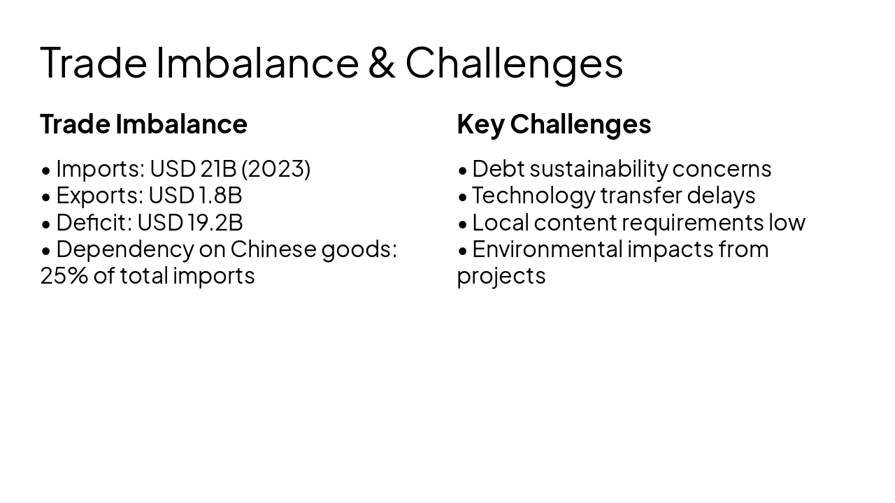 Slide 10 - Trade Imbalance & Challenges