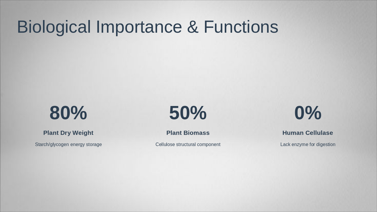 Slide 8 - Biological Importance & Functions