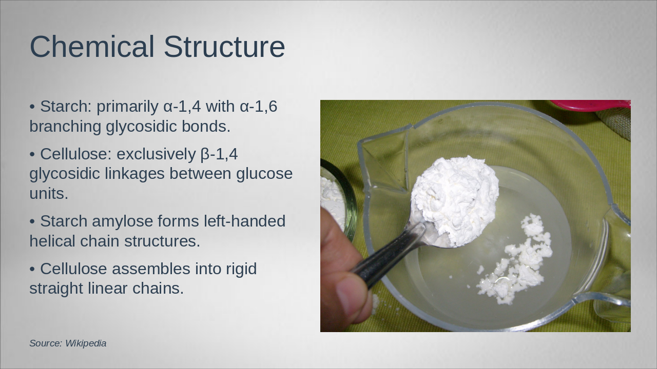 Slide 5 - Chemical Structure