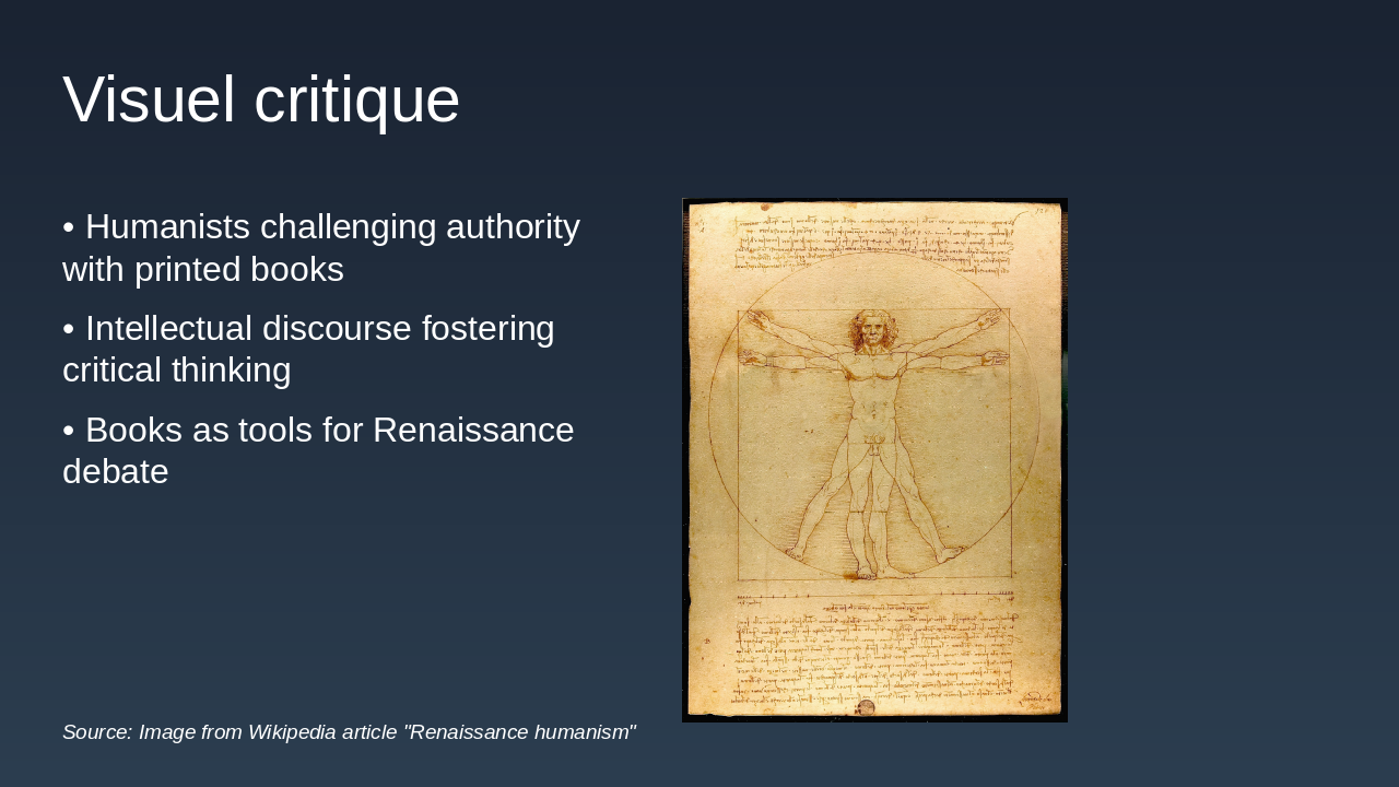 Slide 15 - Visuel critique