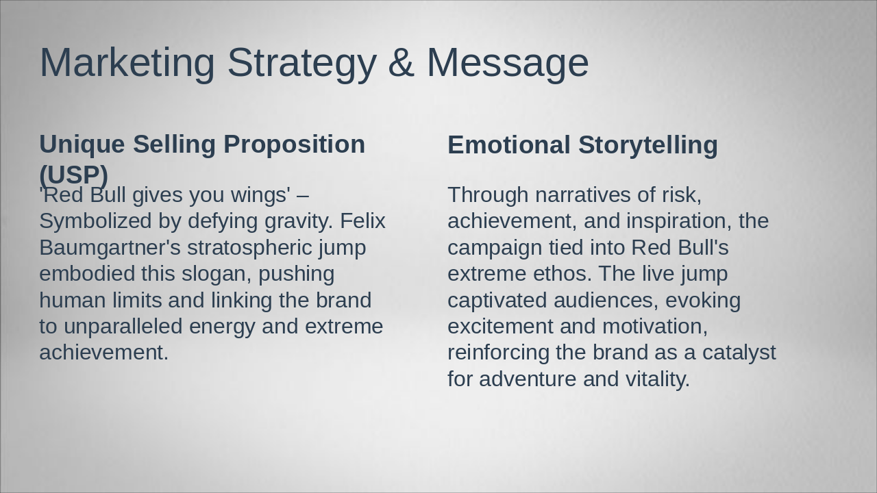 Slide 7 - Marketing Strategy & Message