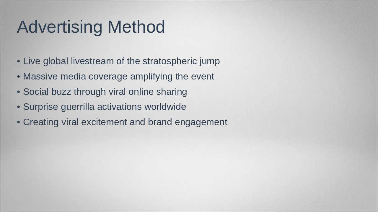 Slide 3 - Advertising Method
