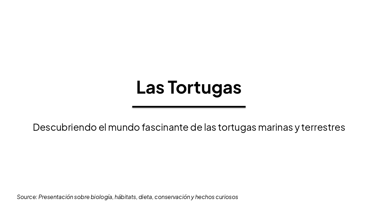 Slide 1 - Las Tortugas