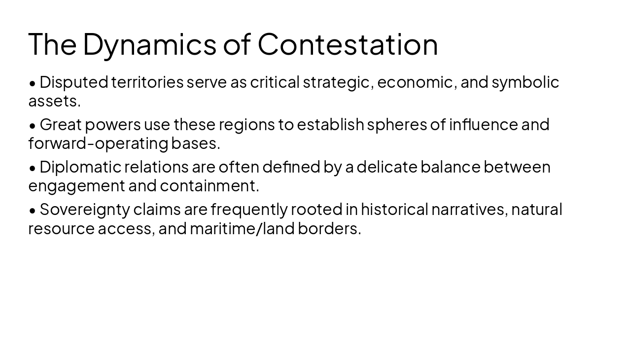 Slide 8 - The Dynamics of Contestation