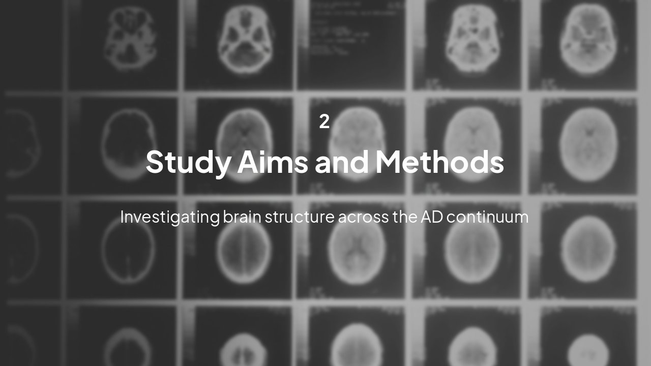 Slide 6 - Study Aims and Methods