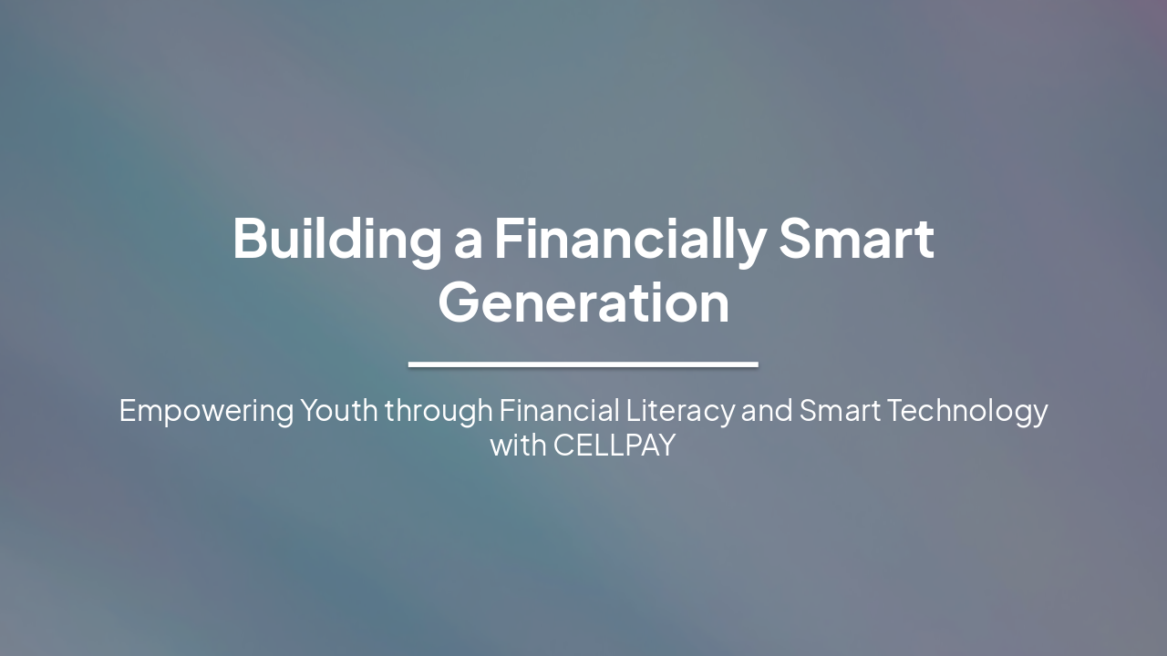 Building a Financially Smart Generation