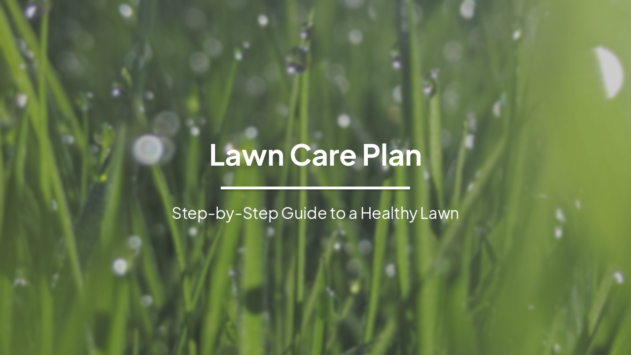 Slide 1 - Lawn Care Plan