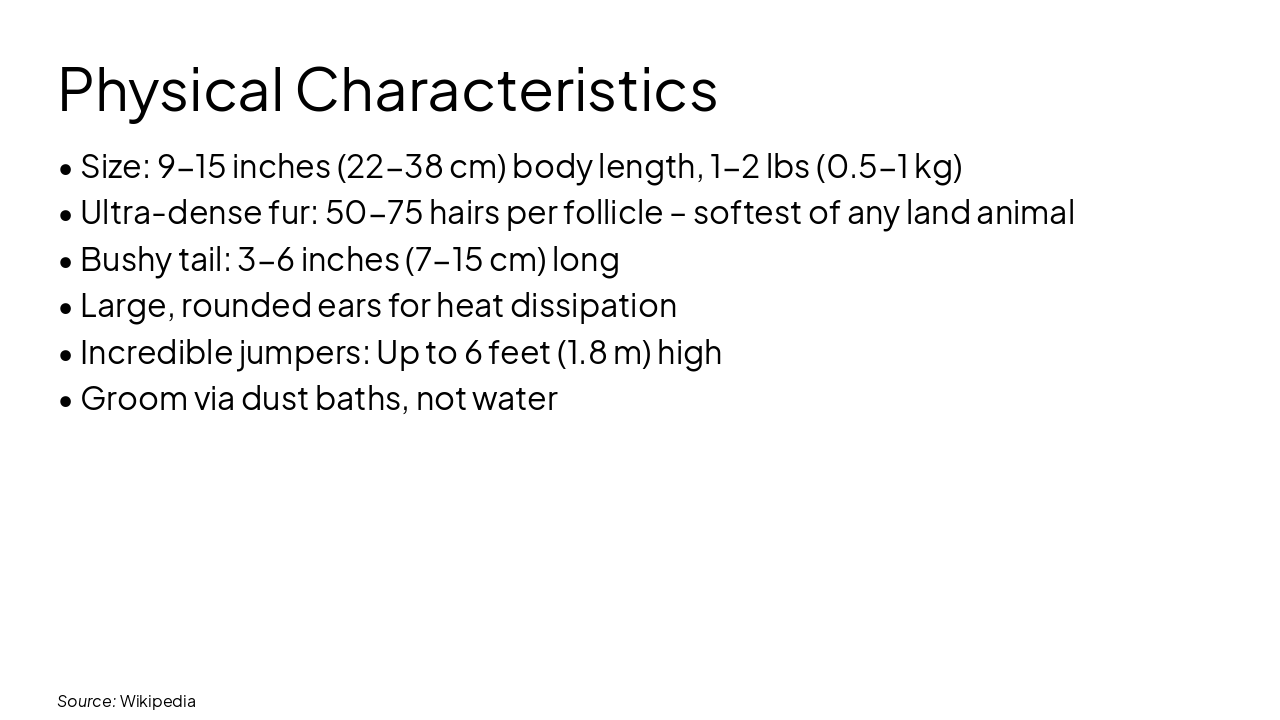 Slide 4 - Physical Characteristics