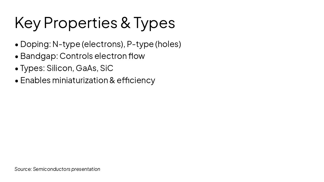 Slide 4 - Key Properties & Types