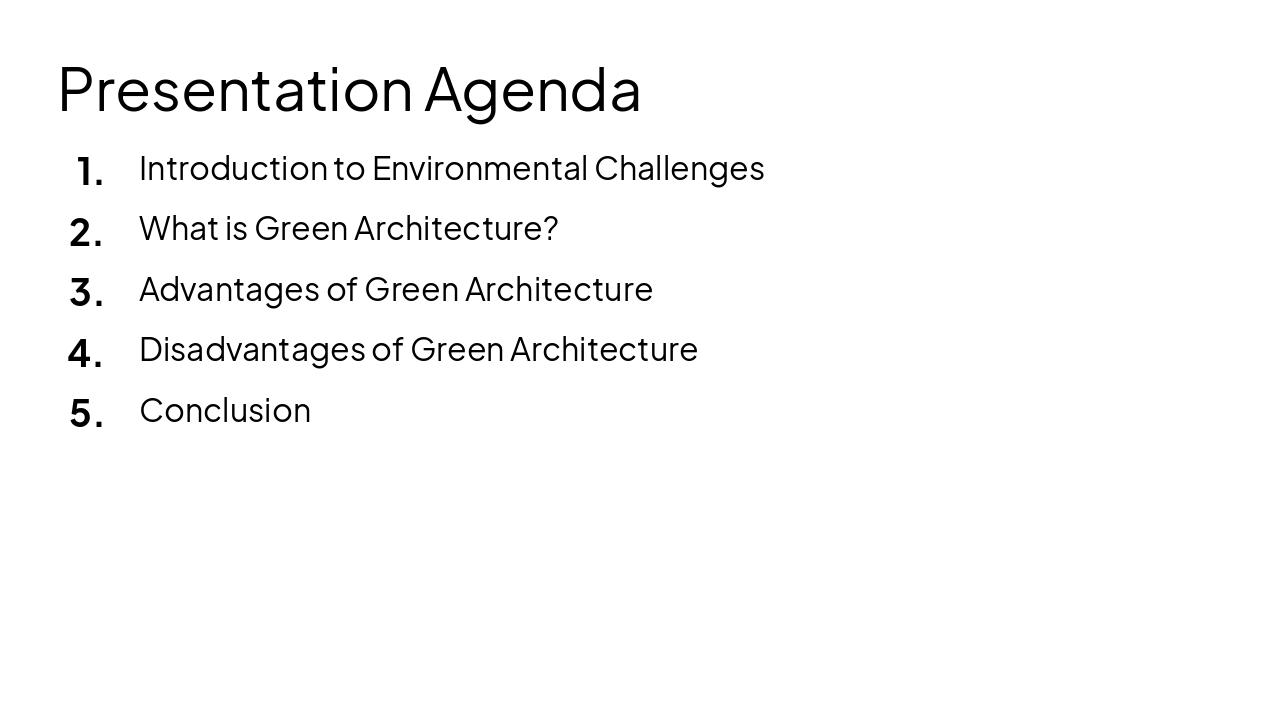 Slide 2 - Presentation Agenda