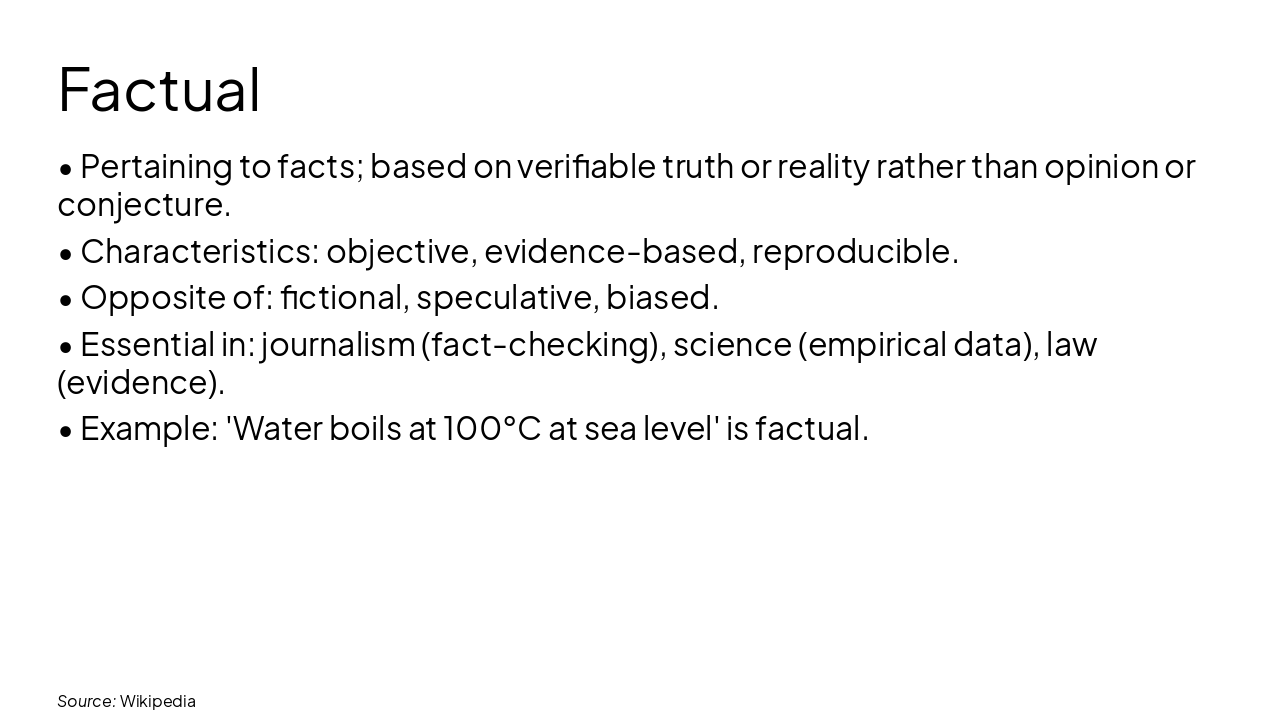 Slide 7 - Factual