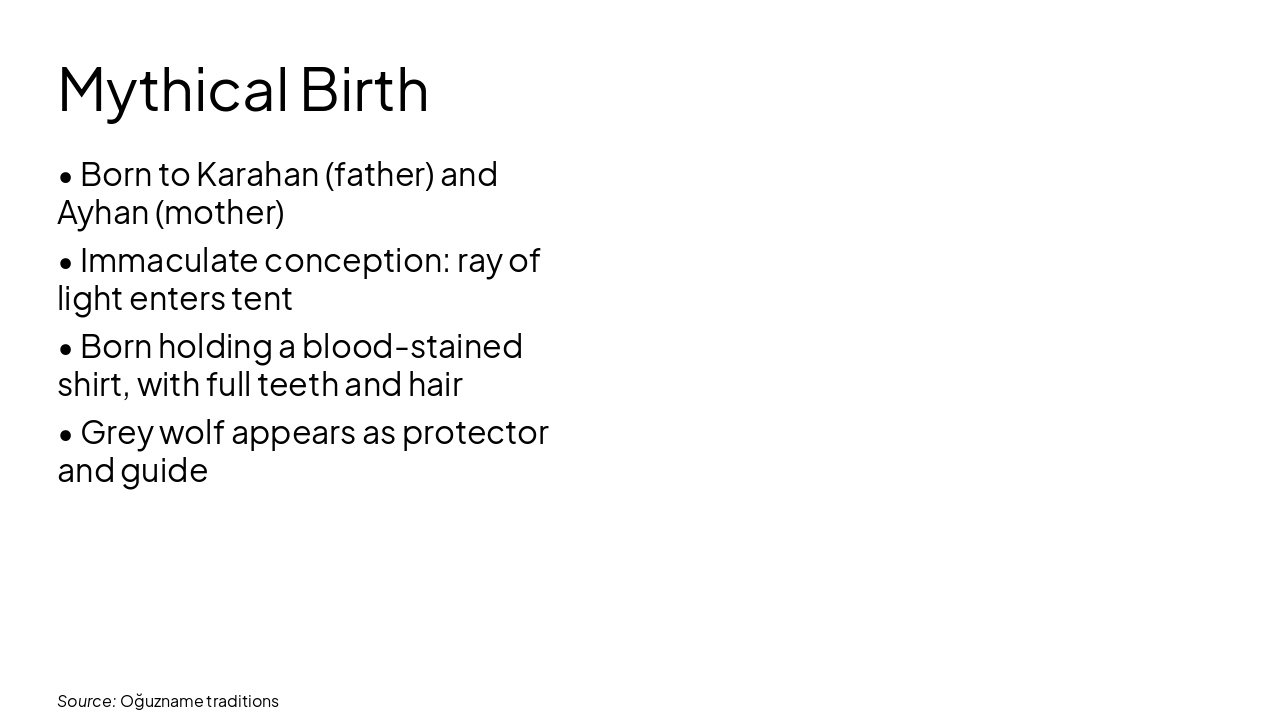 Slide 6 - Mythical Birth