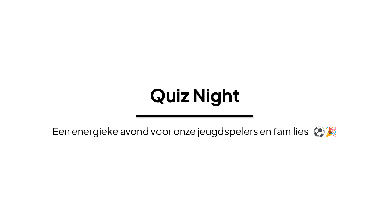 Slide 1 - Quiz Night