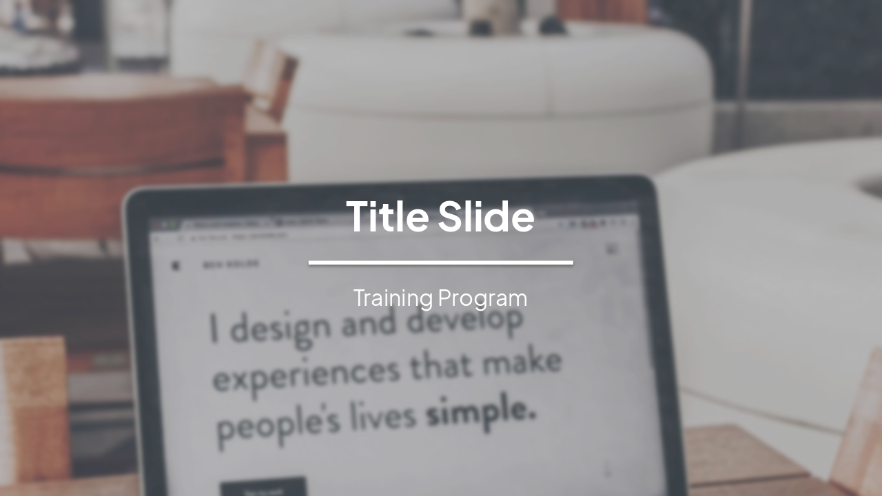 Slide 1 - Title Slide