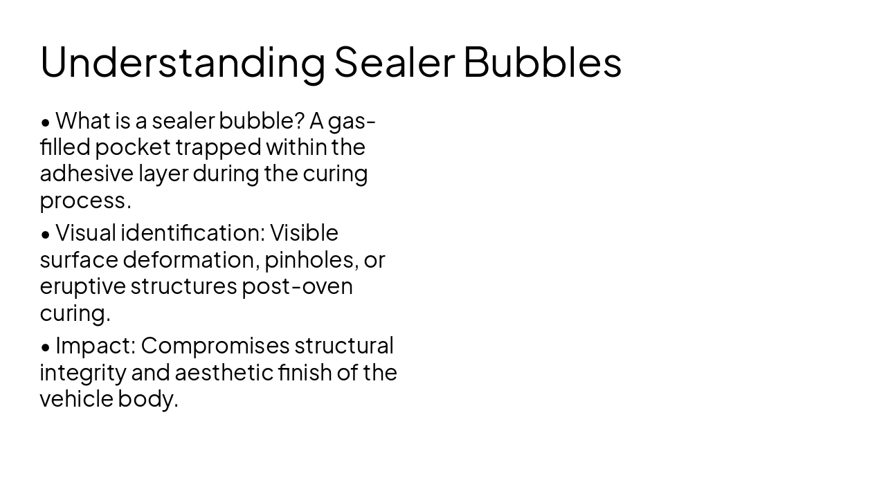 Slide 4 - Understanding Sealer Bubbles