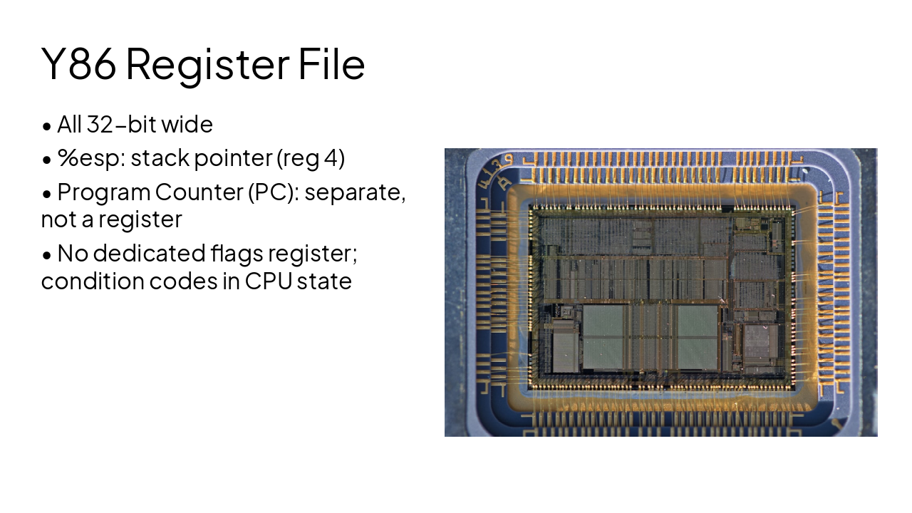 Slide 5 - Y86 Register File