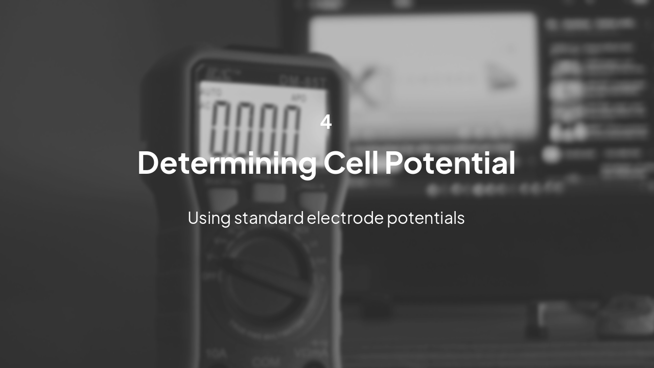 Slide 9 - Cell Potential