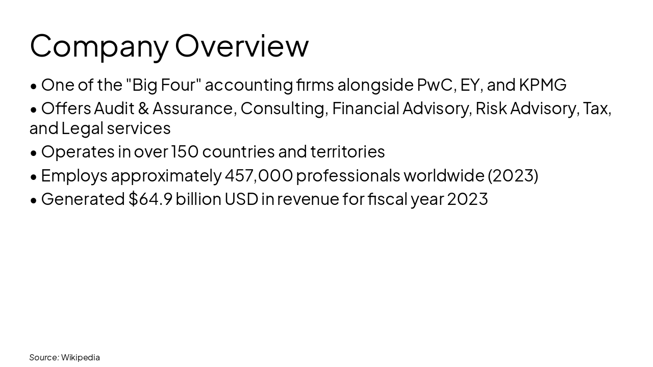 Slide 3 - Company Overview