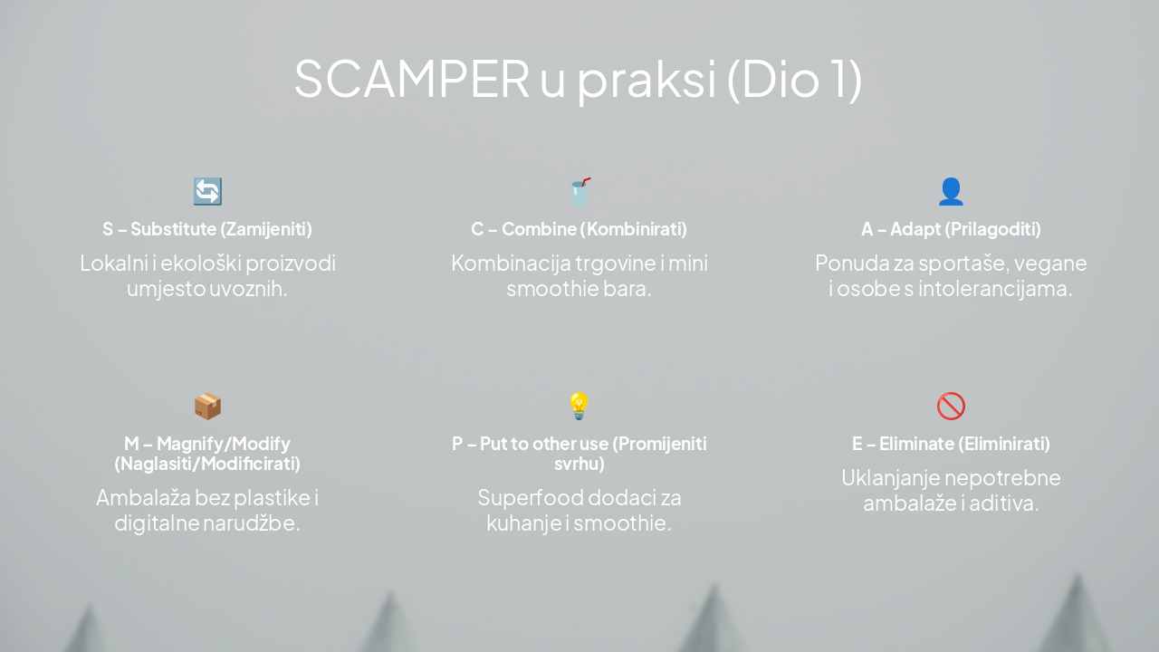 Slide 5 - SCAMPER u praksi (Dio 1)