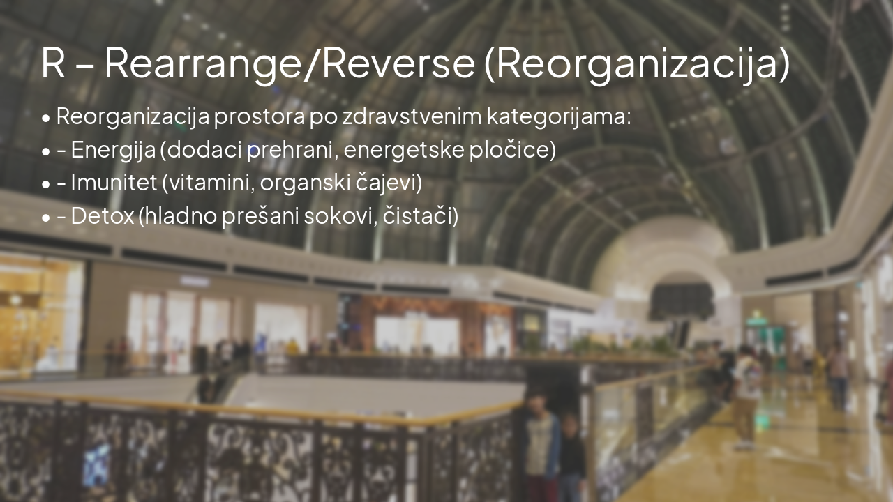 Slide 6 - R – Rearrange/Reverse (Reorganizacija)