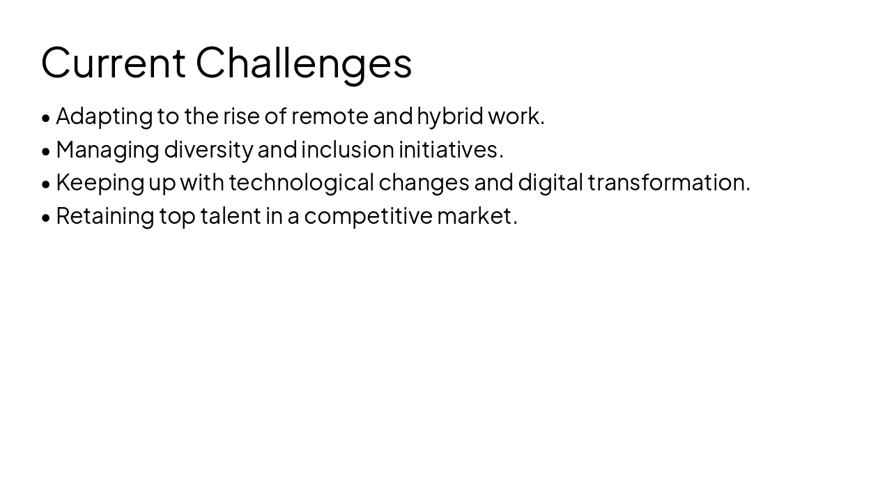 Slide 10 - Current Challenges
