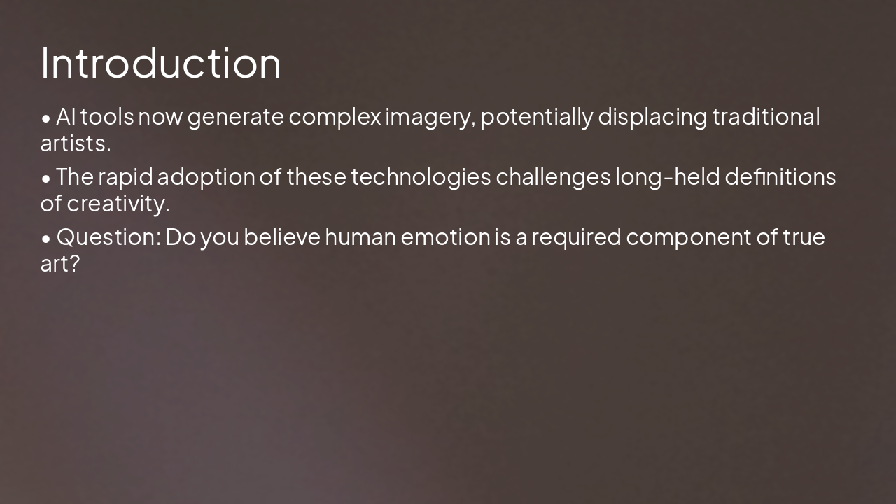 Slide 2 - Introduction