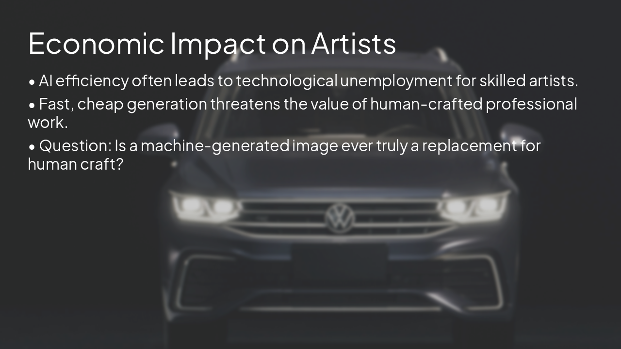 Slide 5 - Economic Impact on Artists