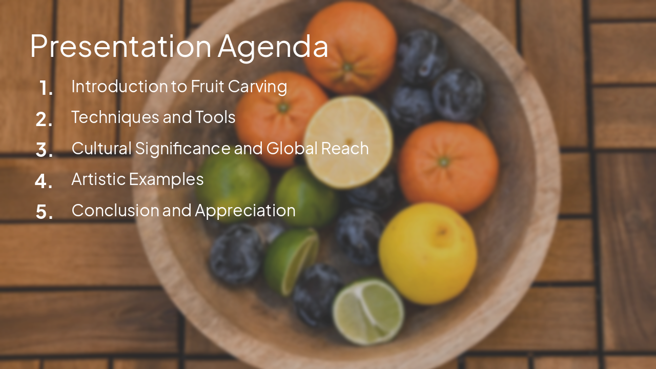 Slide 2 - Presentation Agenda
