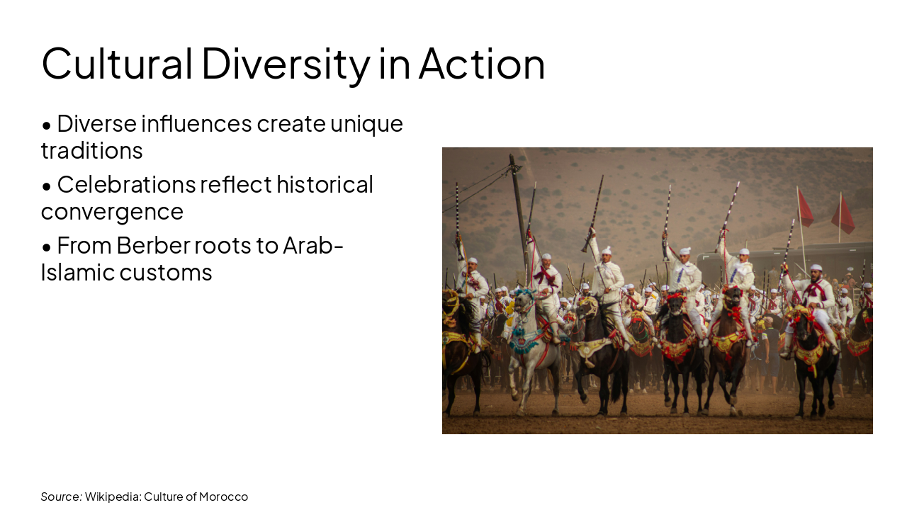 Slide 6 - Cultural Diversity in Action