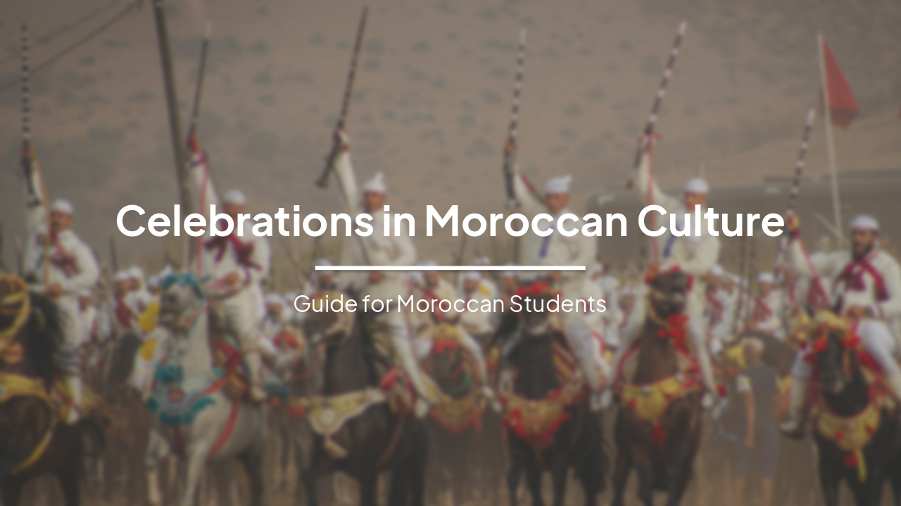 Slide 1 - Celebrations in Moroccan Culture