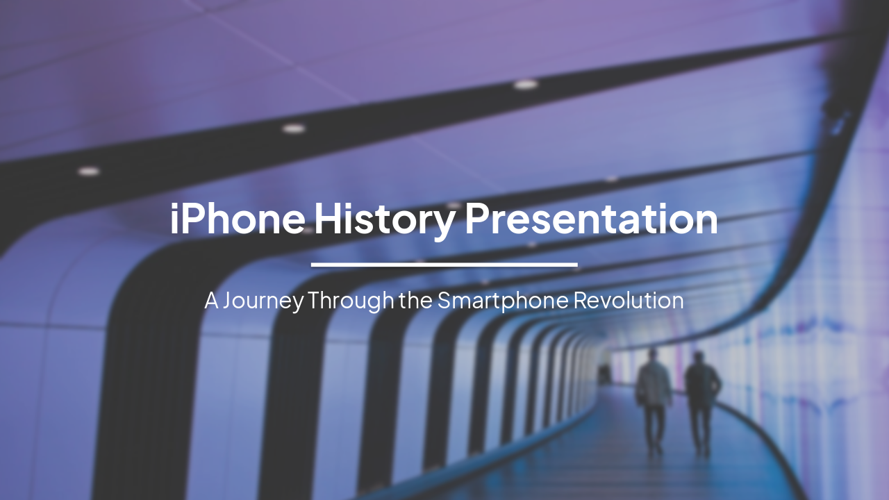 Slide 1 - iPhone History Presentation