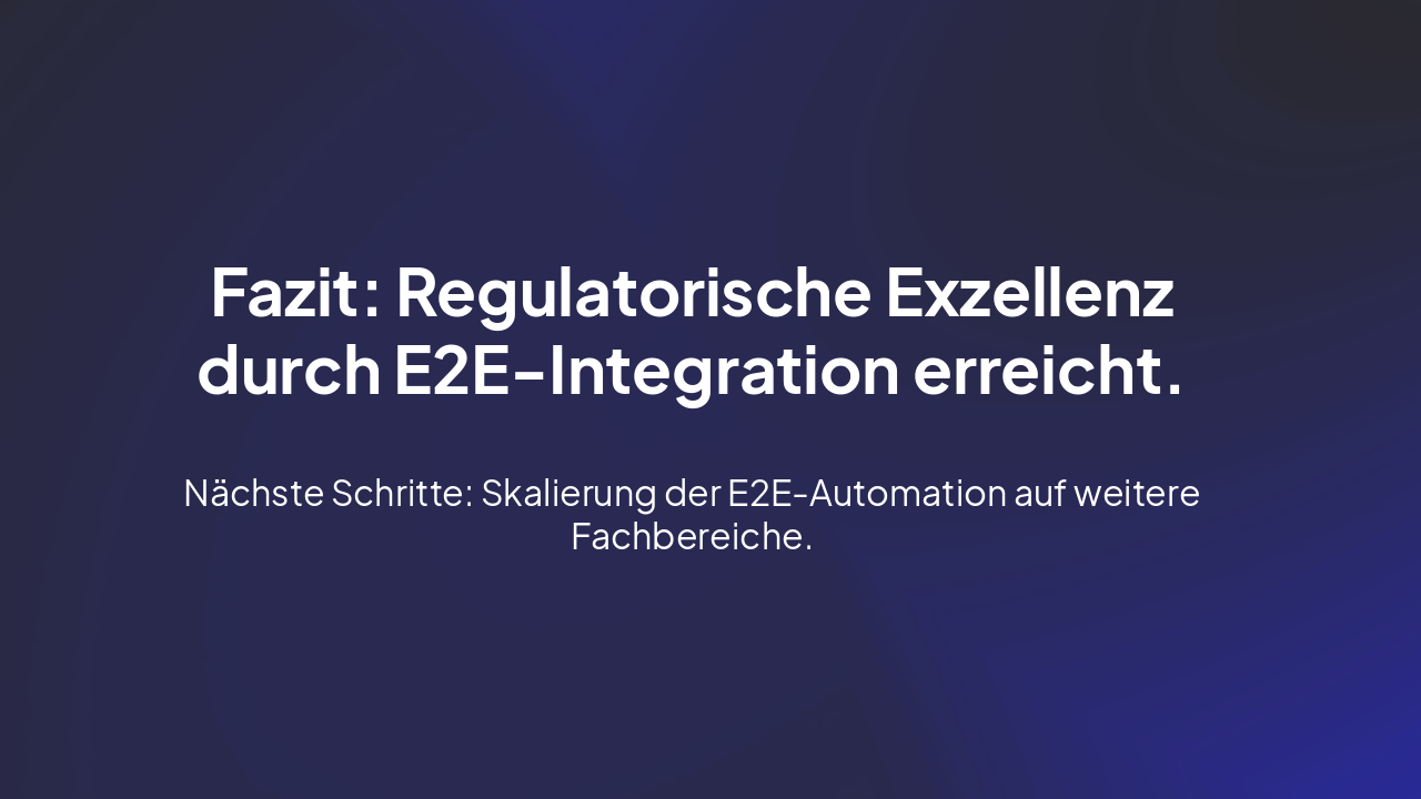 Slide 8 - Fazit & Ausblick